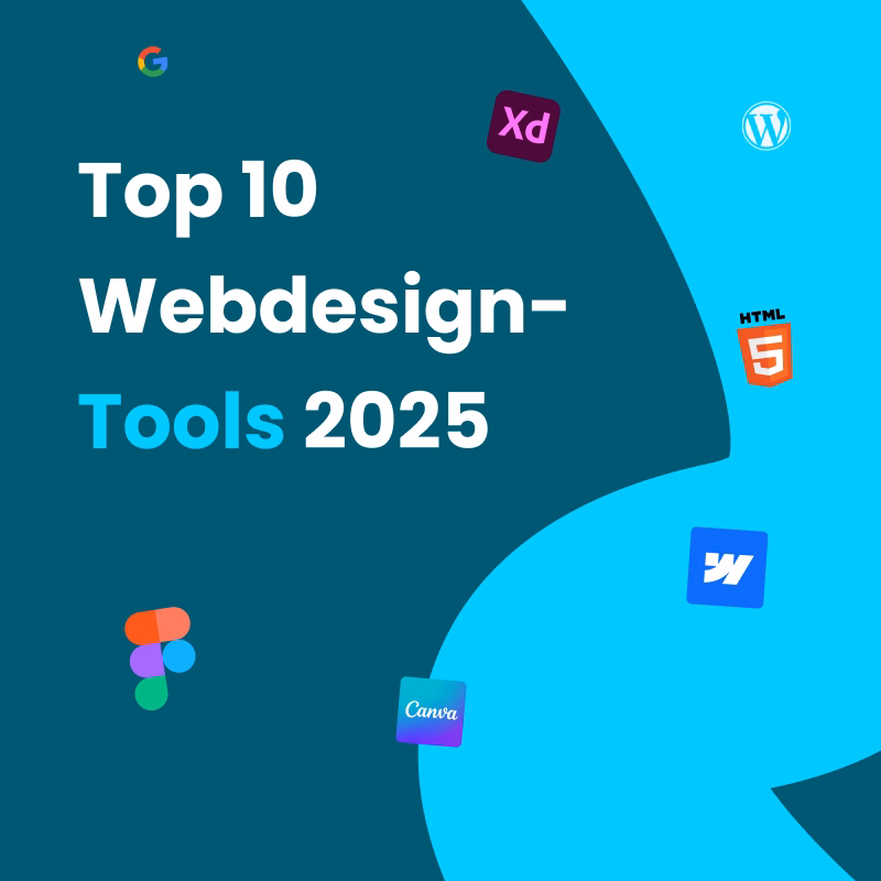 Eine Liste der wichtigsten Webdesign Tools für 2025